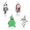 Disney® Nightmare Before Christmas Silver Enamel Charm Set